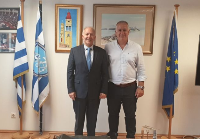 Στον Υφυπουργό Εμπορικής Ναυτιλίας ο Δήμαρχος Θανάσης Μανάβης
